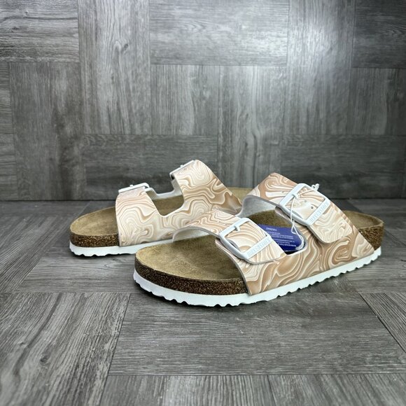 Birkenstock Arizona Women's size 9/Euro 40 New Beige Double Strap Sandals - Picture 4 of 7